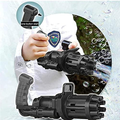 Rocket Launcher Electric Bubble Machine Gun for Toddlers Toys